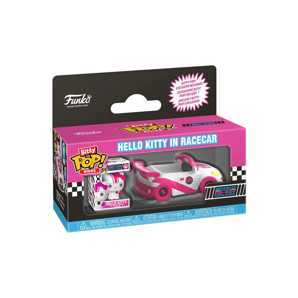 Sanrio Bitty POP! Ride Vinyl Figure Racecar w/Helo Kitty 2,5 cm